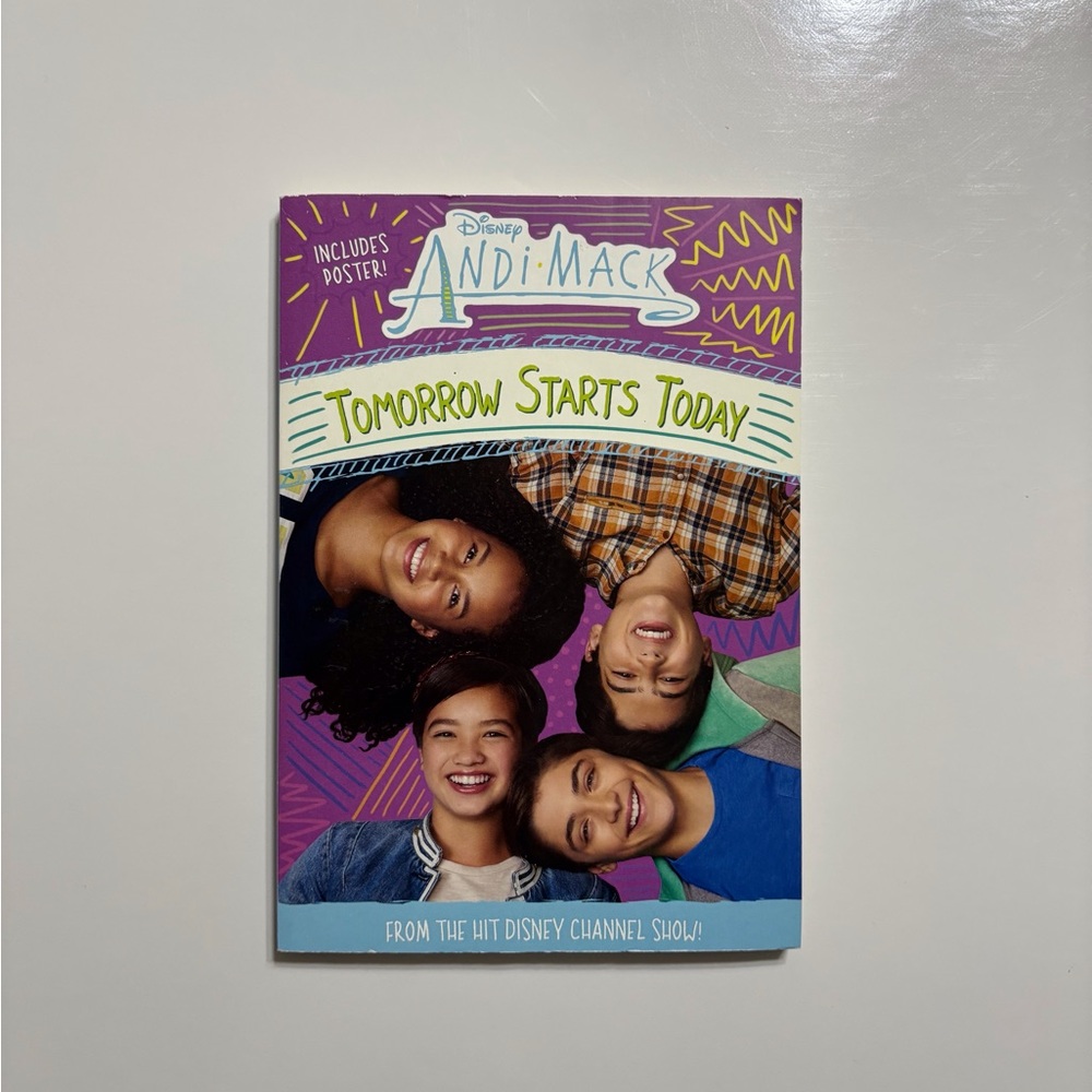 4/$20 Disney Andi Mack Book with Poster 2018